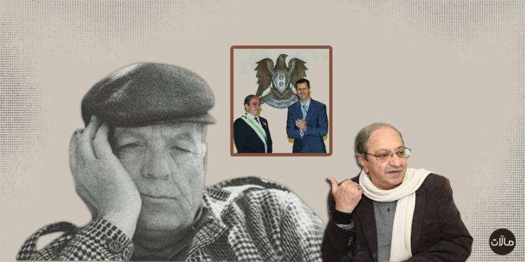 الماغوط مات رصيناً وبقي دريد لحام مِكْثَاراً في لقْلَقَتة للأسد 