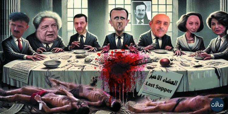 العشاء الأخير في دمشق وقربان دم السوريين المقدس