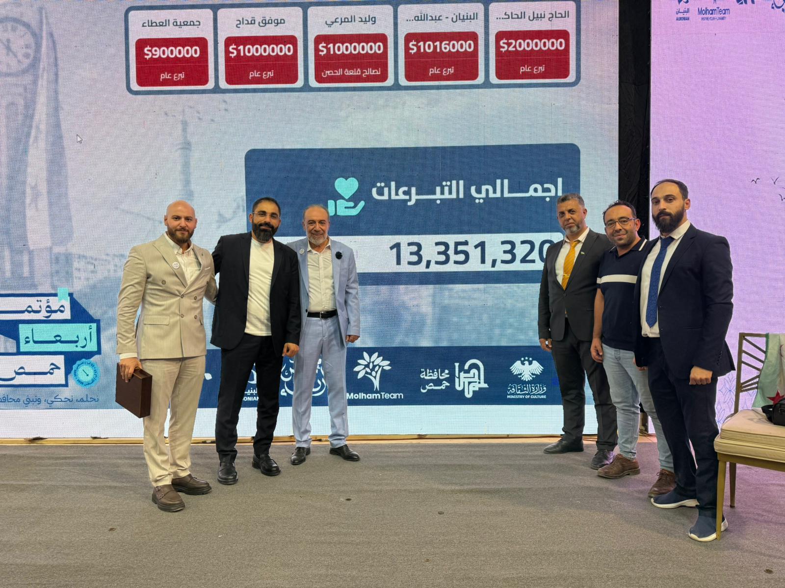 لقطة من فعاليات مؤتمر "مبادرة أربعاء حمص"