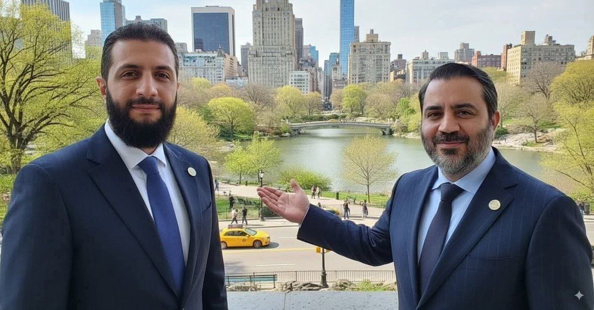 صورة افتراضية الشيباني يُقدم الشرع للأمريكان
