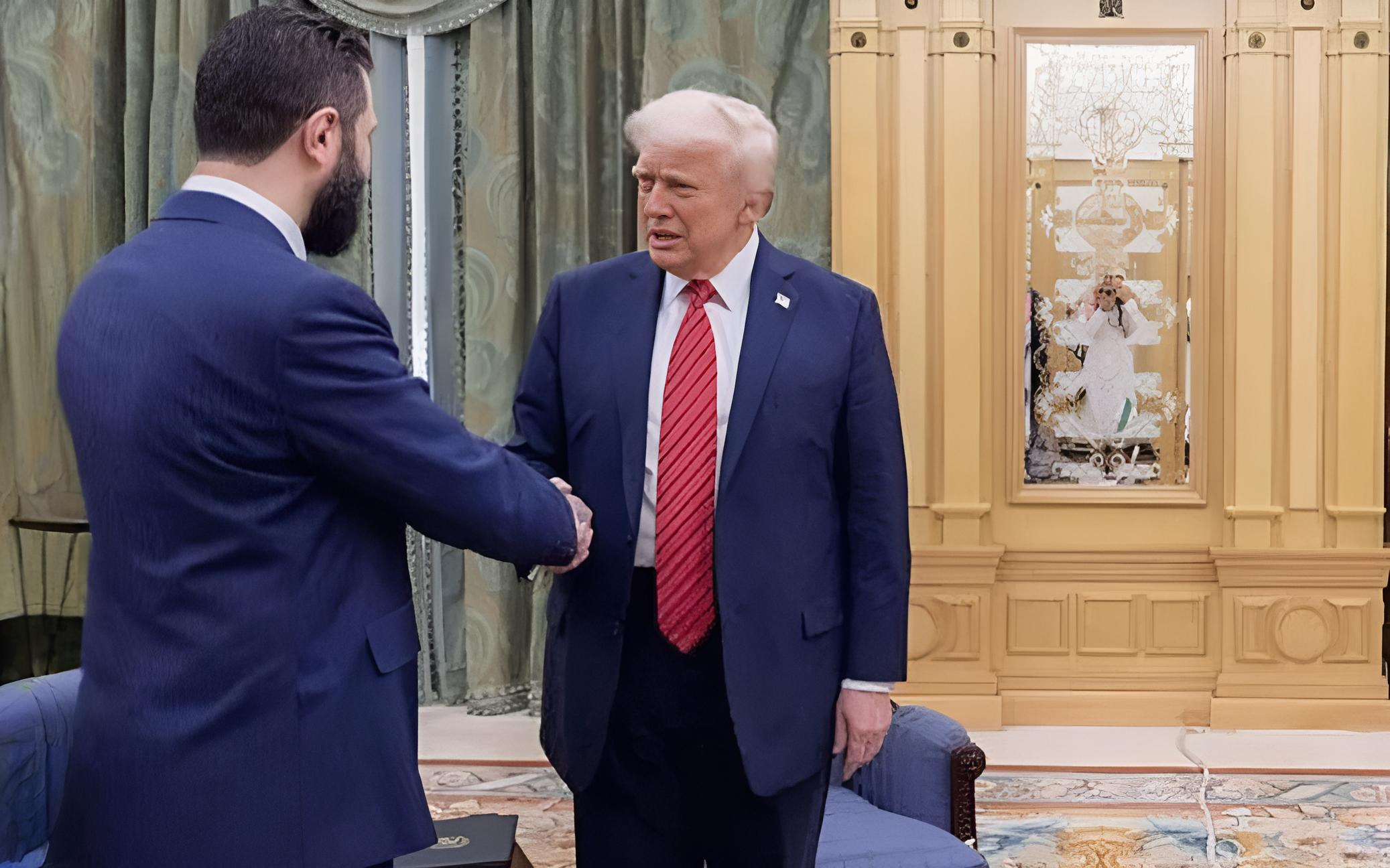 استقبال الرئيس ترامب الرئس الشرع ضيفاً في البيت الأبيض