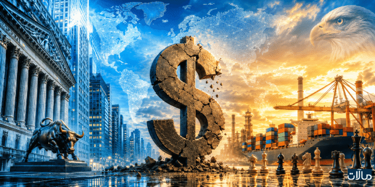 رموز الدولار والخرائط وسلاسل الإمداد تعكس أزمة الهيمنة الأميركية وتحول النظام العالمي نحو تعددية مضطربة.